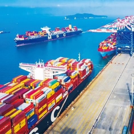 Transport porte à porte de sociétés d'exportation d'importation d'importation d'expédition de fret aérien continental