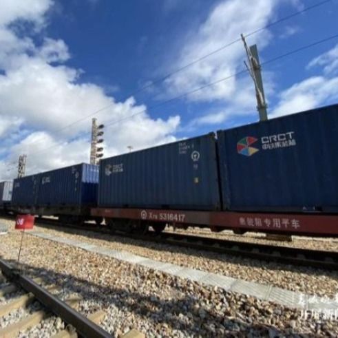 Compagnies d'expédition de fret ferroviaire de DDP Chine au service porte-à-porte du Belarus l'Europe